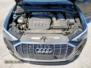 2020 Audi Q3 S line Premium with VIN WA1DECF30L1100906, listed as a Copart auction lot 53922435 with 41,961 mi miles and Salvage title. Bid and sale history available at DreamBid. Image 12.