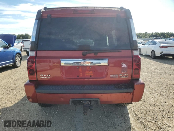 2006 Jeep Commander Limited with VIN 1J8HG58226C143887, listed as a Copart auction lot 73879154 with 181,553 mi miles and Non Repairable. Bid and sale history available at carsss.com. Image 6.