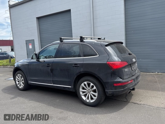 2014 Audi Q5 Premium with VIN WA1CFAFP9EA083817, listed as a Copart auction lot 61436485 with 117,278 mi miles and Clean title. Bid and sale history available at DreamBid. Image 3.