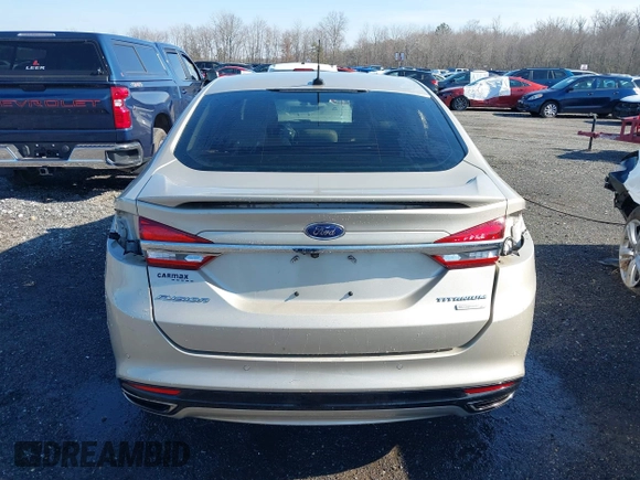 2017 Ford Fusion Titanium with VIN 3FA6P0K91HR309740, listed as a IAAI auction lot 41373824 with 95,499 mi miles and . Bid and sale history available at DreamBid. Image 17.