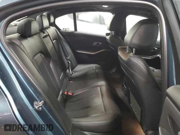 2019 BMW 3 Series 330i with VIN WBA5R1C51KFH14244, listed as a Copart auction lot 52199945 with 45,365 mi miles and Salvage title. Bid and sale history available at DreamBid. Image 10.