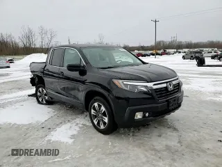 2018 Honda Ridgeline RTL with VIN 5FPYK3F59JB009923, listed as a Copart auction lot 45035285 with 107,539 mi miles and Salvage title. Bid and sale history available at DreamBid. Image 13.