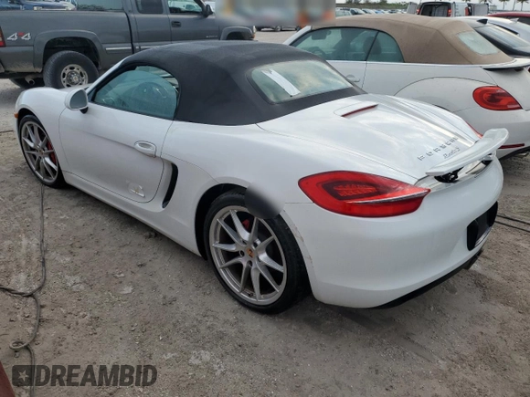 2013 Porsche Boxster S with VIN WP0CB2A8XDS132300, listed as a Copart auction lot 68223864 with 33,763 mi miles and Non Repairable. Bid and sale history available at carsss.com. Image 2.