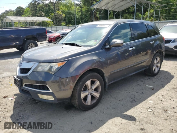 2010 Acura MDX z VIN 2HNYD2H25AH526205, wystawiony jako Copart lot #54831705 z przebiegiem 146 964 mil mil oraz Szkoda całkowita • Salvage title. Historia ofert i sprzedaży dostępna na DreamBid. Obrazek 1.