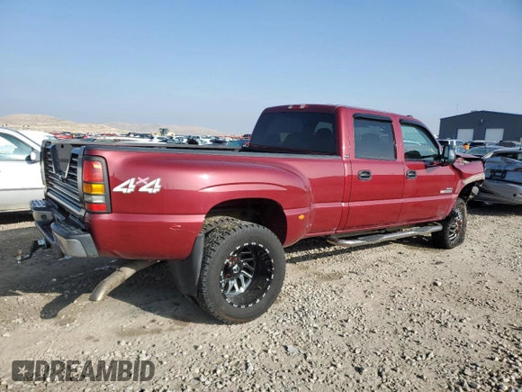 2006 GMC Sierra 3500 DRW SLE1 z VIN 1GTJK33D86F155187, wystawiony jako Copart lot #83437764 z przebiegiem 100 394 mil mil oraz Szkody całkowita. Historia ofert i sprzedaży dostępna na DreamBid. Obrazek 3.