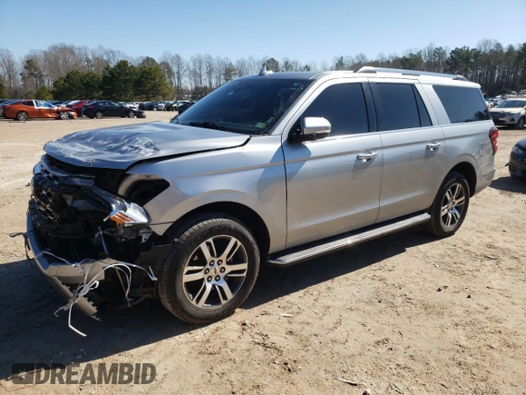 2022 Ford Expedition Max Limited with VIN 1FMJK2ATXNEA42300, listed as a Copart auction lot 46443075 with 68,628 mi miles and Salvage title. Bid and sale history available at DreamBid. Image 1.