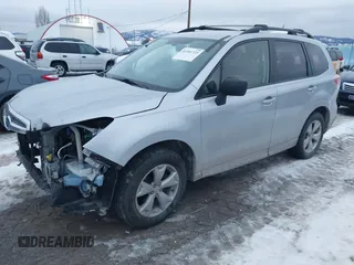 2015 Subaru Forester 2.5i with VIN JF2SJABC0FH578968, listed as a IAAI auction lot 41301723 with 107,252 mi miles. Bid and sale history available at carsss.com. Image 2.