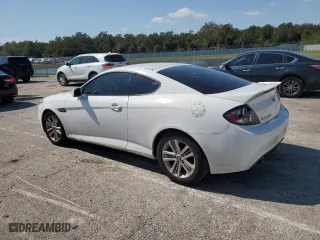 2007 Hyundai Tiburon GS with VIN KMHHM66D67U248918, listed as a Copart auction lot 77618184 with 145,703 mi miles and Salvage Title. Bid and sale history available at carsss.com. Image 2.