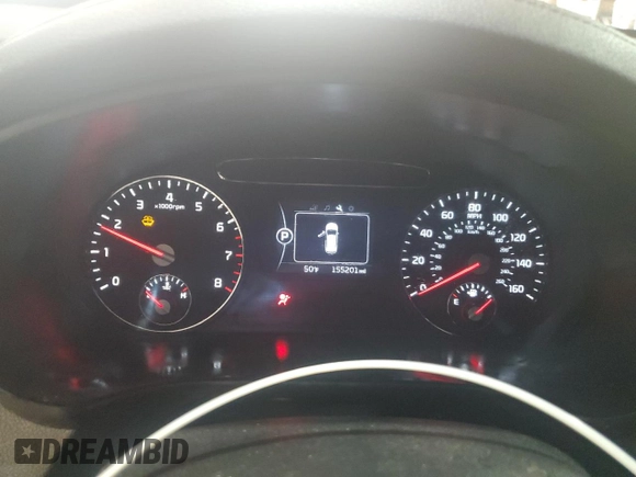 2016 Kia Sorento EX with VIN 5XYPHDA15GG030914, listed as a Copart auction lot 51819955 with 155,201 mi miles and Salvage Title. Bid and sale history available at DreamBid. Image 9.