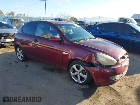 2007 Hyundai Accent SE with VIN KMHCN36C67U023704, listed as a IAAI auction lot 41631710 with 171,793 mi miles. Bid and sale history available at carsss.com. Image 1.