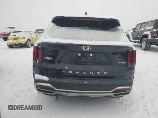 2021 Kia Sorento Hybrid S with VIN KNDRG4LG3M5061144, listed as a Copart auction lot 85591824 with 50,252 mi miles and Salvage Title. Bid and sale history available at carsss.com. Image 6.