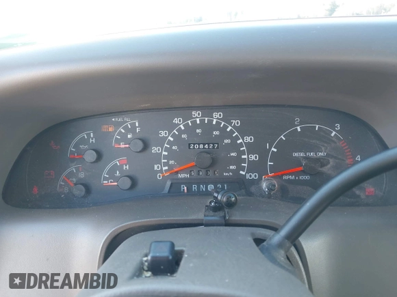 2001 Ford F-350 XL with VIN 1FTSX31F91EA40154, listed as a IAAI auction lot 41561772 with 208,427 mi miles and . Bid and sale history available at DreamBid. Image 7.