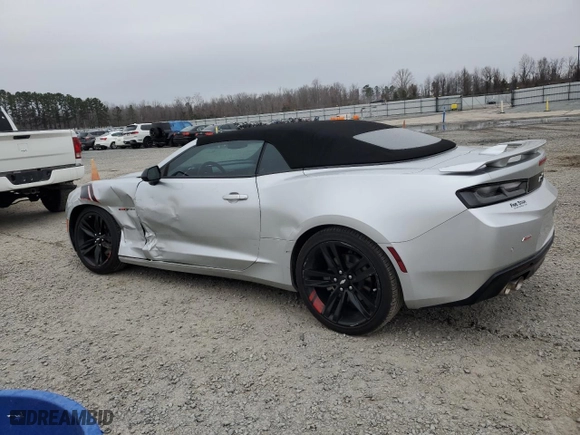2017 Chevrolet Camaro 2LT with VIN 1G1FD3DS4H0215168, listed as a Copart auction lot 44794965 with 56,267 mi miles and Salvage Title. Bid and sale history available at carsss.com. Image 2.