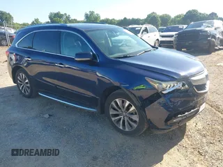 2015 Acura MDX Technology with VIN 5FRYD4H46FB013270, listed as a IAAI auction lot 42540764 with 187,053 mi miles and . Bid and sale history available at DreamBid. Image 1.