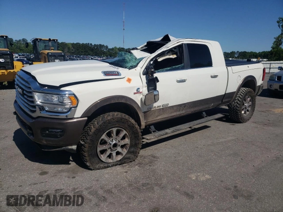 2021 Ram 2500 Longhorn with VIN 3C6UR5PL3MG597335, listed as a Copart auction lot 54699025 with 169,378 mi miles and Salvage title. Bid and sale history available at DreamBid. Image 1.