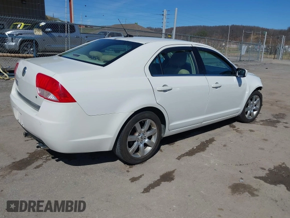2010 Mercury Milan Premier with VIN 3MEHM0JA3AR637172, listed as a IAAI auction lot 41852920 with 123,538 mi miles and . Bid and sale history available at DreamBid. Image 4.