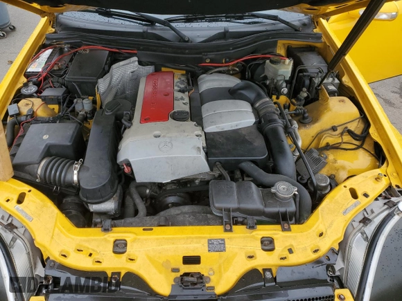2001 Mercedes-Benz SLK-Class Kompressor with VIN WDBKK49F61F184147, listed as a Copart auction lot 64860084 with 0 mi miles and Salvage Title. Bid and sale history available at carsss.com. Image 11.