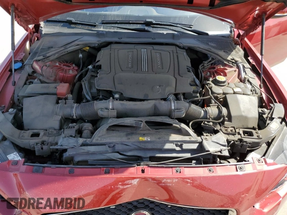 2017 Jaguar XE 35t Premium with VIN SAJAD4BVXHA971944, listed as a Copart auction lot 48487655 with 44,914 mi miles and Salvage Title. Bid and sale history available at DreamBid. Image 11.