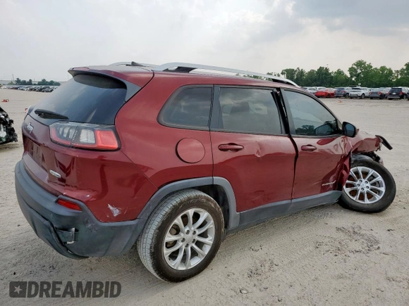 2020 Jeep Cherokee Latitude with VIN 1C4PJLCBXLD548174, listed as a Copart auction lot 53548805 with 90,578 mi miles and Salvage title. Bid and sale history available at DreamBid. Image 3.