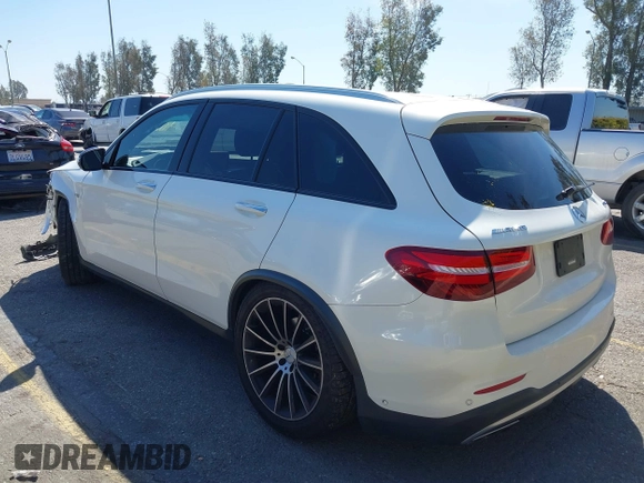 2017 Mercedes-Benz GLC with VIN WDC0G6EBXHF201996, listed as a IAAI auction lot 41814847 with 117,273 mi miles. Bid and sale history available at carsss.com. Image 3.