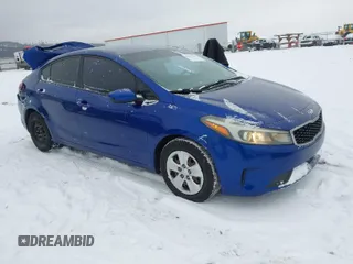 2017 Kia Forte LX with VIN 3KPFK4A77HE028873, listed as a IAAI auction lot 41507529 with 126,741 mi miles. Bid and sale history available at carsss.com. Image 1.