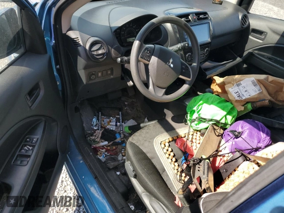 2021 Mitsubishi Mirage ES z VIN ML32AUHJXMH011429, wystawiony jako Copart lot #55936305 z przebiegiem 63 079 mil mil oraz Szkoda całkowita • Salvage title. Historia ofert i sprzedaży dostępna na DreamBid. Obrazek 8.