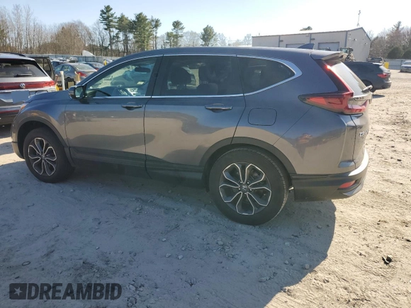 2021 Honda CR-V EX with VIN 2HKRW2H56MH627862, listed as a Copart auction lot 53797325 with 0 mi miles and Salvage Title. Bid and sale history available at carsss.com. Image 2.