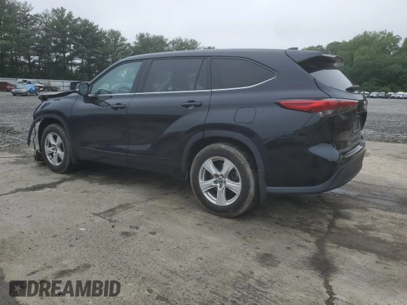 2020 Toyota Highlander L with VIN 5TDCZRBH9LS001983, listed as a Copart auction lot 56965735 with 44,090 mi miles and Salvage title. Bid and sale history available at DreamBid. Image 2.