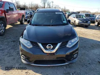 2016 Nissan Rogue SV with VIN KNMAT2MV4GP657088, listed as a Copart auction lot 45084415 with 62,103 mi miles and Salvage Title. Bid and sale history available at carsss.com. Image 5.