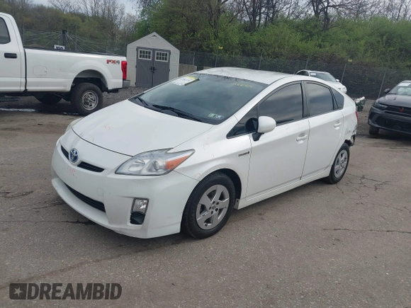2011 Toyota Prius I with VIN JTDKN3DU3B0266401, listed as a IAAI auction lot 41951276 with 222,102 mi miles and . Bid and sale history available at DreamBid. Image 2.