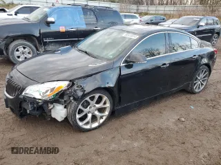 2014 Buick Regal GS with VIN 2G4GU5GX9E9221804, listed as a Copart auction lot 80933674 with 89,666 mi miles and Salvage Title. Bid and sale history available at DreamBid. Image 1.