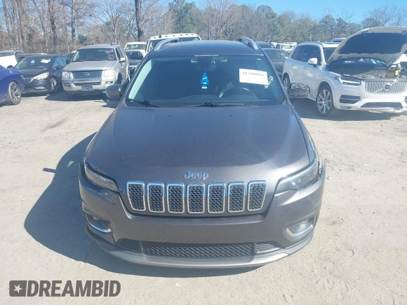 2020 Jeep Cherokee Limited with VIN 1C4PJLDB2LD538348, listed as a IAAI auction lot 41700016 with 155,163 mi miles. Bid and sale history available at carsss.com. Image 12.