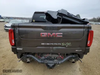 2019 GMC Sierra 1500 SLT with VIN 1GTU9DEL4KZ240863, listed as a Copart auction lot 89169455 with 46,485 mi miles and Salvage Title. Bid and sale history available at carsss.com. Image 6.