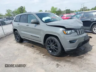 2019 Jeep Grand Cherokee Upland with VIN 1C4RJFAG5KC729664, listed as a IAAI auction lot 42077687 with 51,392 mi miles. Bid and sale history available at carsss.com. Image 1.