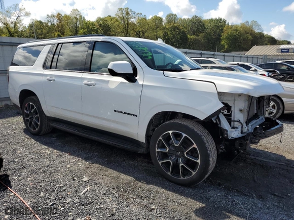 2021 Chevrolet Suburban RST with VIN 1GNSKEKD1MR390115, listed as a Copart auction lot 73106224 with 51,308 mi miles and Salvage Title. Bid and sale history available at carsss.com. Image 4.
