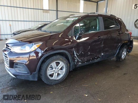 2022 Chevrolet Trax LT with VIN KL7CJPSM6NB541419, listed as a Copart auction lot 54697015 with 21,284 mi miles and Clean Title. Bid and sale history available at carsss.com. Image 1.