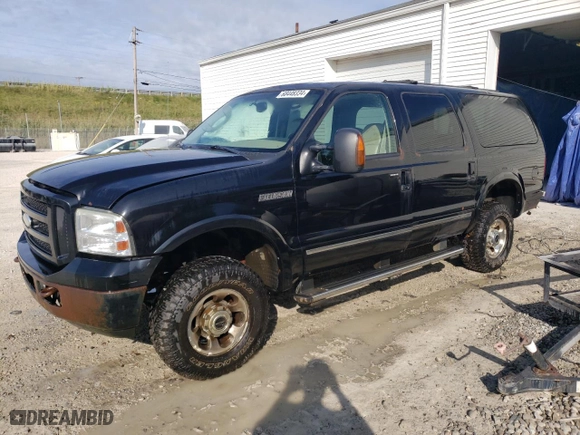 2005 Ford Excursion Limited with VIN 1FMSU43P35EA84303, listed as a Copart auction lot 68448334 with 251,400 mi miles and Clean Title. Bid and sale history available at carsss.com. Image 1.
