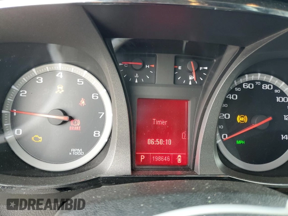 2010 GMC Terrain SLT-1 with VIN 2CTALFEW3A6412194, listed as a Copart auction lot 54881885 with 198,646 mi miles and Salvage title. Bid and sale history available at DreamBid. Image 9.