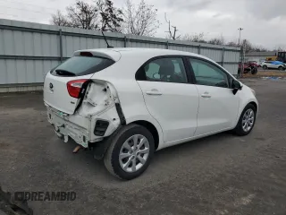 2014 Kia Rio LX with VIN KNADM5A37E6354286, listed as a Copart auction lot 79502914 with 113,826 mi miles and Salvage Title. Bid and sale history available at carsss.com. Image 3.