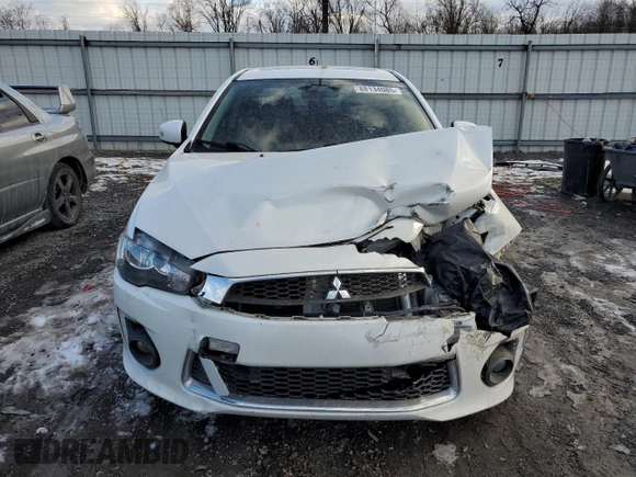 2017 Mitsubishi Lancer ES with VIN JA32V2FW3HU002880, listed as a Copart auction lot 88134085 with 129,954 mi miles and Salvage Title. Bid and sale history available at carsss.com. Image 5.