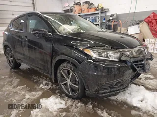 2022 Honda HR-V EX-L with VIN 3CZRU6H77NM712889, listed as a IAAI auction lot 41602627 with 37,685 mi miles. Bid and sale history available at carsss.com. Image 1.