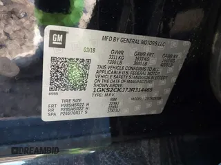2018 GMC Yukon Denali with VIN 1GKS2CKJ7JR314465, listed as a IAAI auction lot 41763673 with 170,845 mi miles. Bid and sale history available at carsss.com. Image 9.