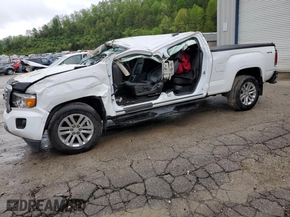 2018 GMC Canyon 4WD SLT with VIN 1GTG6DEN8J1266757, listed as a Copart auction lot 54166315 with Not provided miles and Salvage title. Bid and sale history available at DreamBid. Image 1.