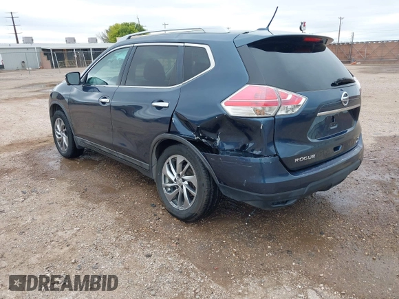 2015 Nissan Rogue SL z VIN 5N1AT2MV9FC897741, wystawiony jako IAAI lot #42151076 z przebiegiem 124 466 mil mil oraz . Historia ofert i sprzedaży dostępna na DreamBid. Obrazek 3.
