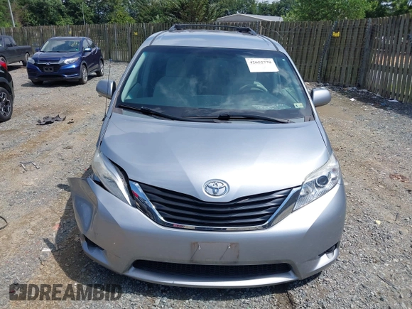 2014 Toyota Sienna LE AAS with VIN 5TDKK3DC4ES511305, listed as a IAAI auction lot 42652770 with 71,808 mi miles and . Bid and sale history available at DreamBid. Image 12.