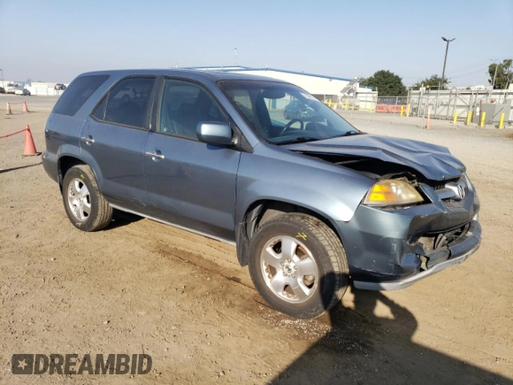 2005 Acura MDX with VIN 2HNYD18285H549901, listed as a Copart auction lot 75368154 with 163,866 mi miles and Salvage Title. Bid and sale history available at carsss.com. Image 4.