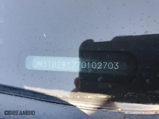 2007 Mazda CX-9 Grand Touring with VIN JM3TB28Y770102703, listed as a Copart auction lot 77355134 with 0 mi miles and Non Repairable. Bid and sale history available at carsss.com. Image 13.