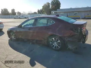 2016 Acura TLX with VIN 19UUB1F33GA000969, listed as a Copart auction lot 48366705 with 110,563 mi miles and Salvage Title. Bid and sale history available at carsss.com. Image 2.