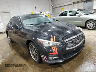 2015 Infiniti Q50 z VIN JN1BV7AR9FM396174, wystawiony jako Copart lot #50393685 z przebiegiem 110 824 mil mil oraz Szkoda całkowita • Salvage title. Historia ofert i sprzedaży dostępna na DreamBid. Obrazek 4.