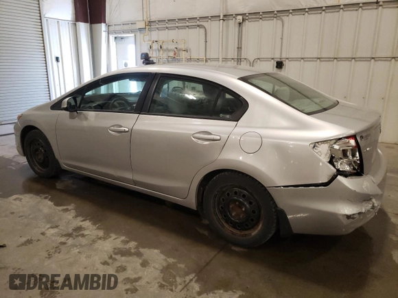 2012 Honda Civic EX with VIN 19XFB2F86CE001842, listed as a Copart auction lot 55585725 with 204,350 mi miles and Salvage Title. Bid and sale history available at DreamBid. Image 2.